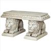 Design Toscano Grand Lion of St. John's Square Sculptural Bench NG31140